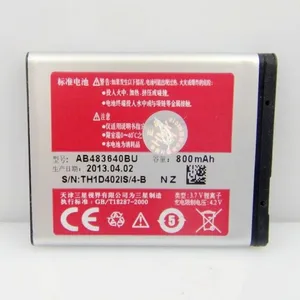 ALLCCX battery AB483640BU for Samsung B3210 J600 J608 M600 M608 L600 L608 M519 M608 M618 M619