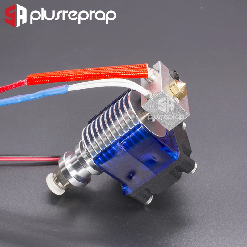 V5/V6/V6Volcano J head Hotend нагревательный алюминиевый блок + термистор с 2 контактами