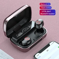 tws games headphone wireless bluetooth v5 1 headsets hifi 9d stereo sports earphones touch control earbuds noise auriculares