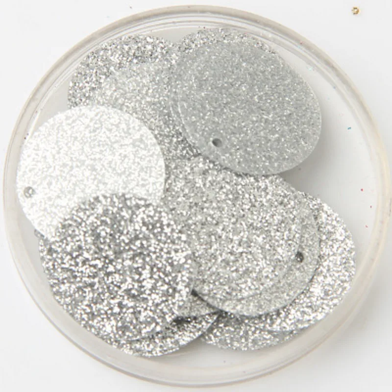 Glitter 20mm Sequin Large Flat Round Sequins Loose Paillette Sewing Wedding Craft Women Garments Accessories 20g|Блестки| |