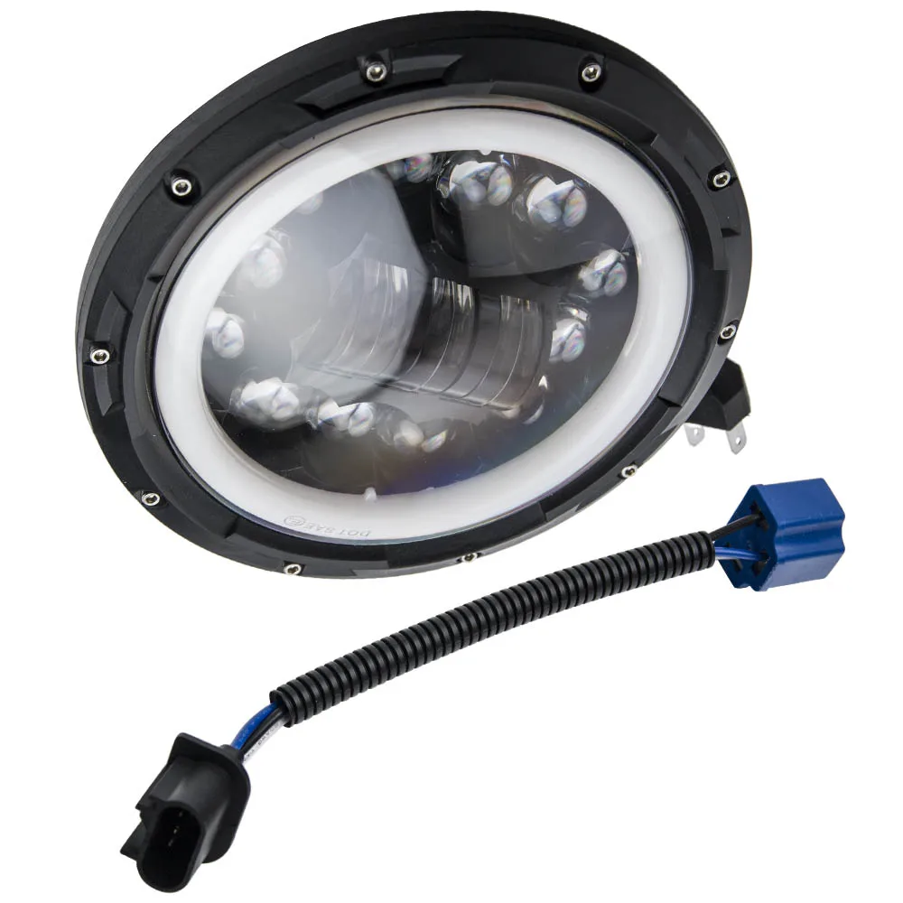 

Круглые светодиодные фары Halo Angle Eyes Для Jeep 97-2017 для Wrangler JK LJ TJ