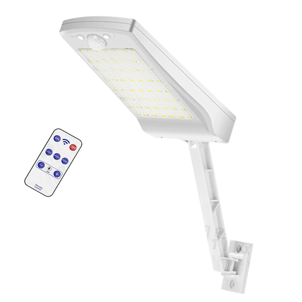 

Уличный светильник на солнечной батарее, уличный светильник с датчиком движения PIR, настенный светильник с регулируемой яркостью и дистанц...