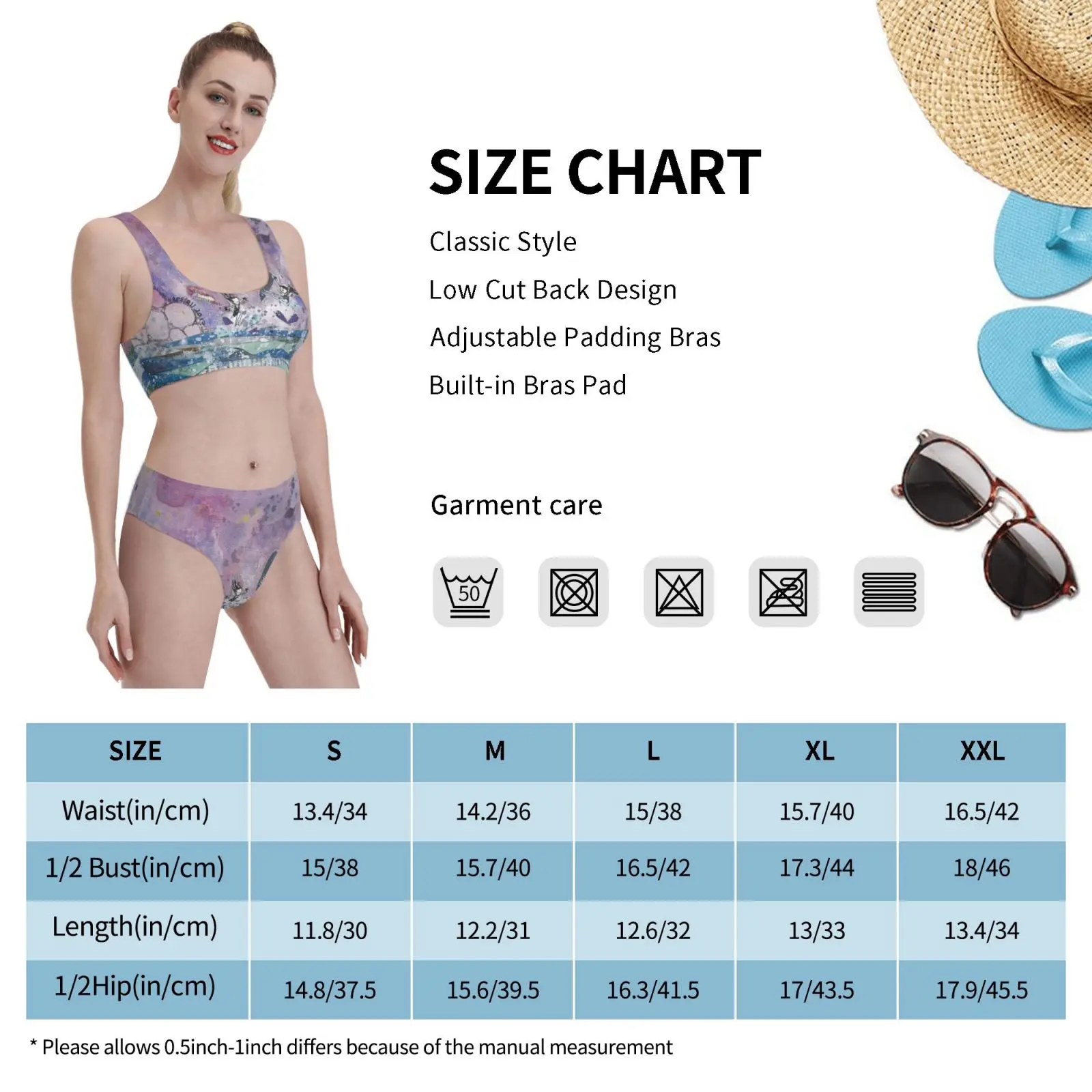 

Lagoon Swimsuit one piece Bikini Padded Swimming Childhood Rocks Sea Splash