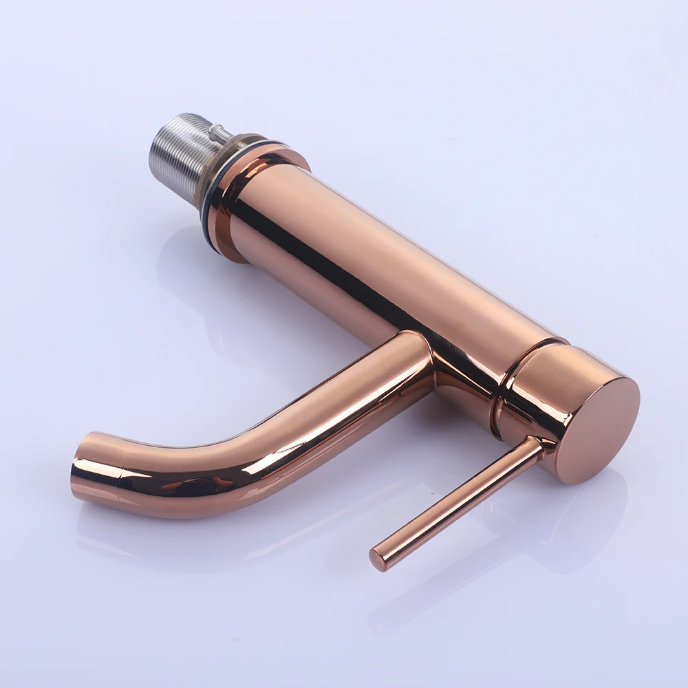 Bagnolux латунь один держатель одно отверстие розовое золото современный на бортике