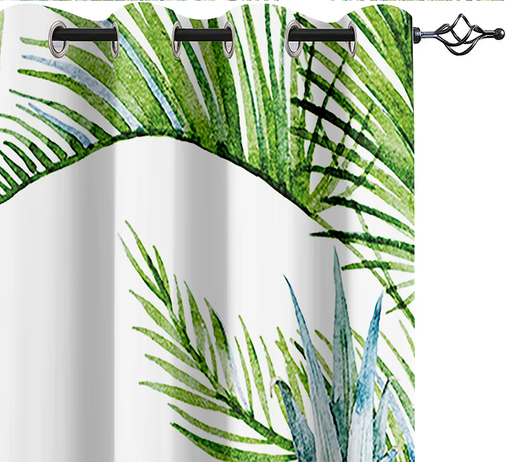 

Plant Fruit Pineapple Printing Curtain Living Room Curtain Bedroom Curtain Home Decoration Adult Children Home Curtain,