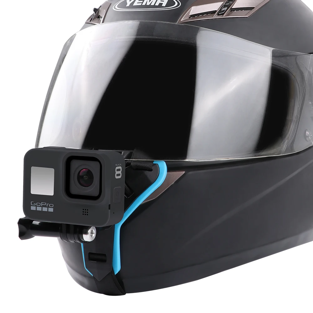 Мотоциклетный шлем подбородок стенд держатель для GoPro Hero 8 7 6 5 4 3 Xiaomi Yi экшн Спорт камера полный лицо держатель аксессуар