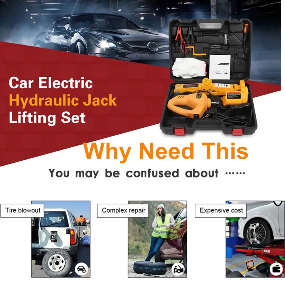 Электрический гидравлический автомобильный подъемник со светодиодсветильник