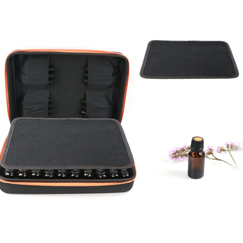 

70 Bottles 15ml Rollers Essential Oil Case Protect Travel Carrying Shockproof