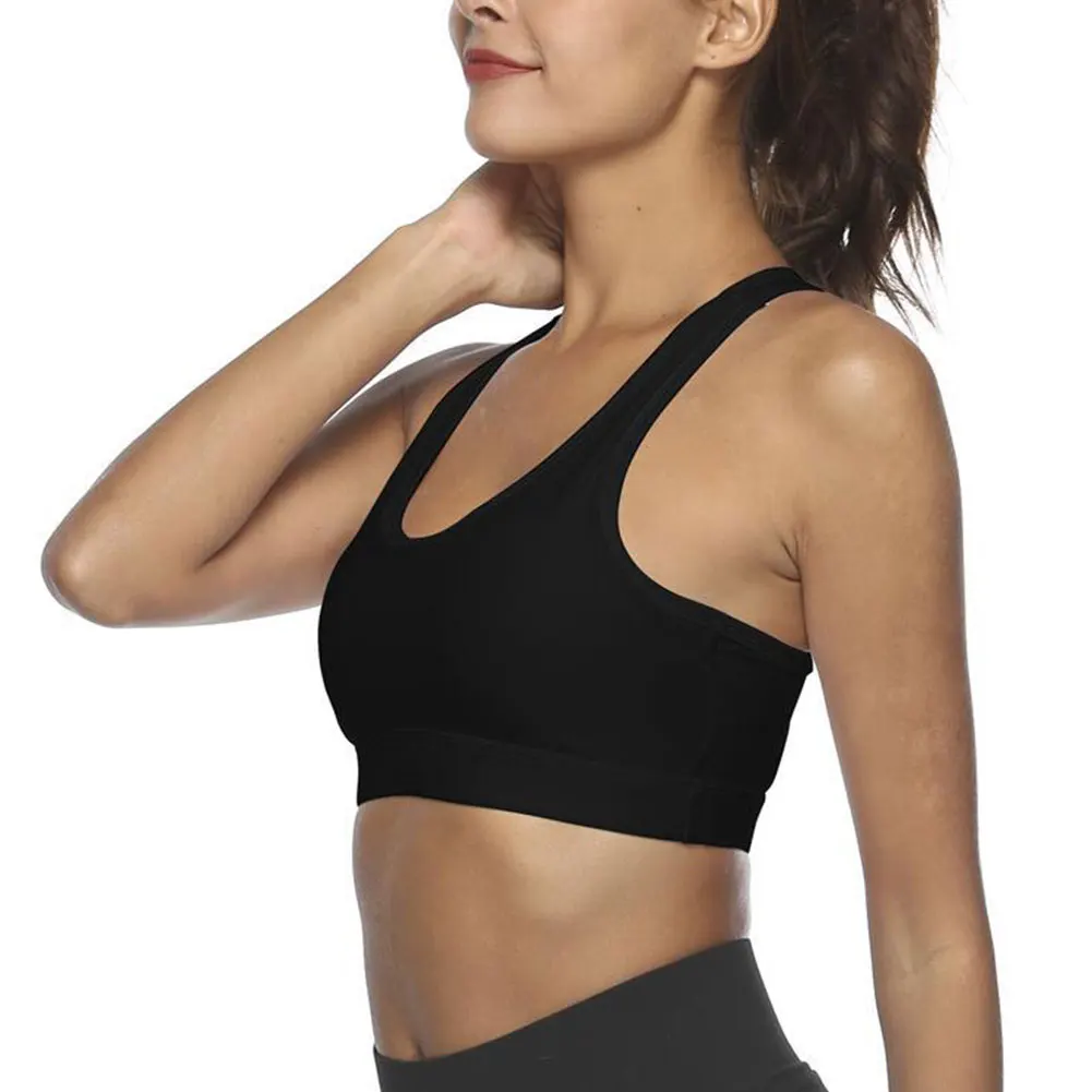 

Newly Women Sports Yoga Running Bra Crop Top Vest Stretch Padded Bras Shaper
