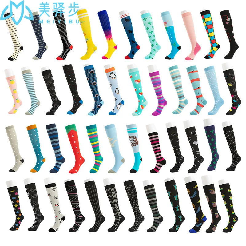 6 Pairs Per Set Compression Socks WOMEN Pressure Sock Stocking Compression