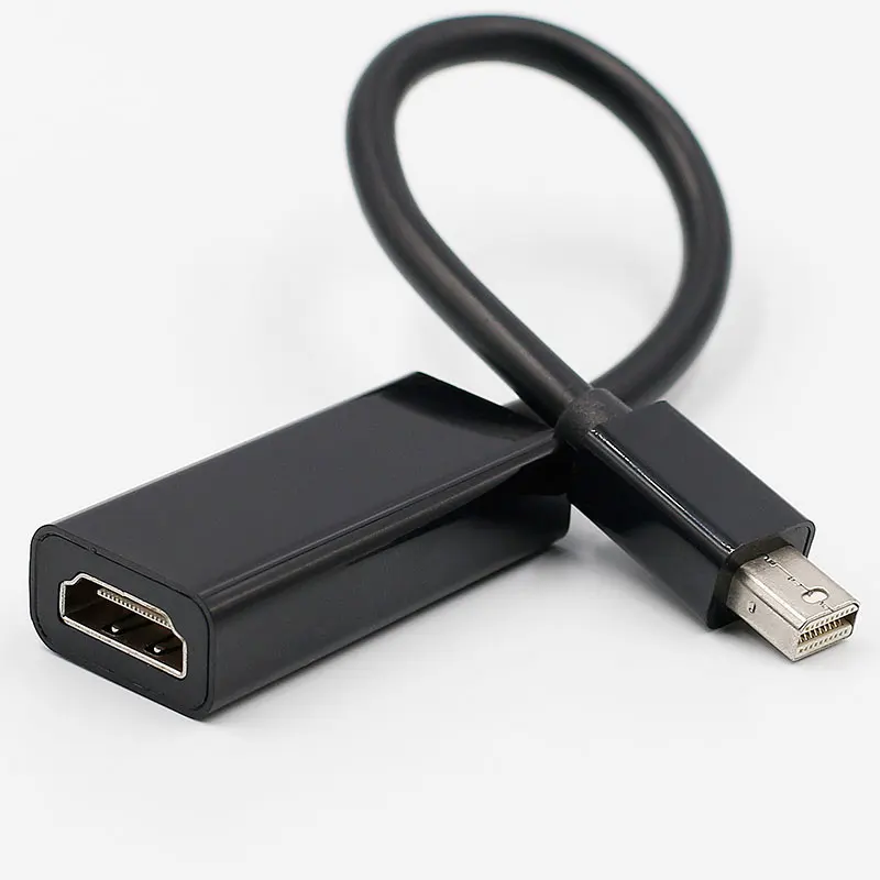 1 шт. переходник с Mini DP на HDMI-совместимый мини-порт дисплея конвертер порта Thunderbolt