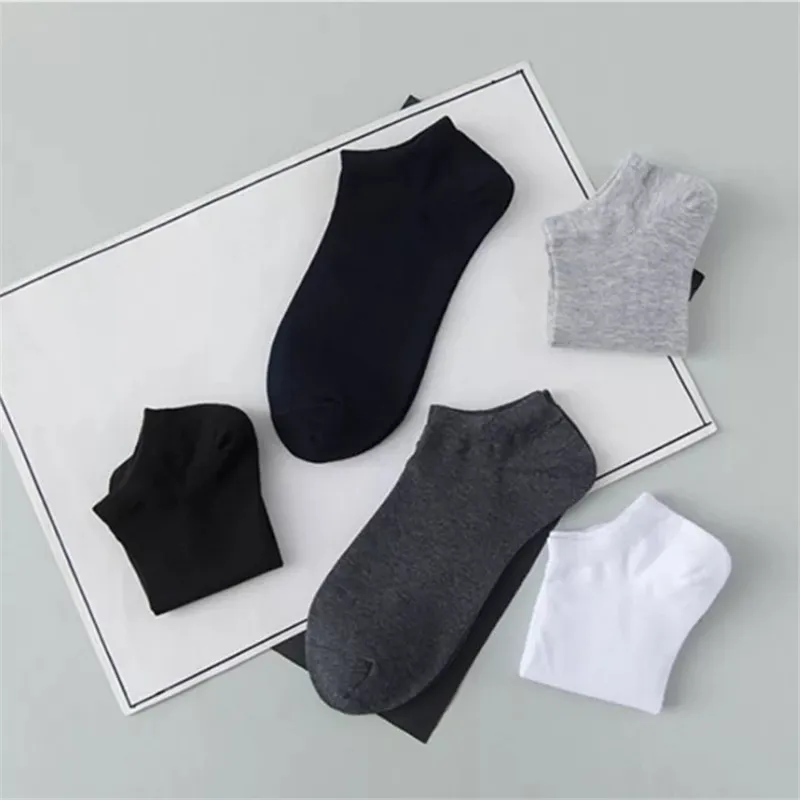 Носки мужские тонкие 10 парт/Лот хлопковые дышащие короткие невидимые до