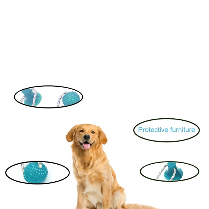 Игрушки для домашних животных с присоской игрушка собак мячом из