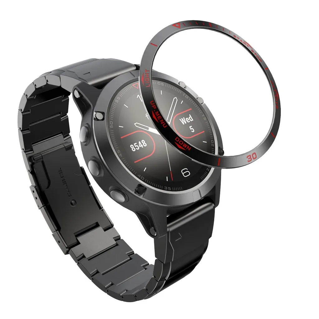 45 # для Garmin Fenix 5 / Fenix5 Plus кольцо часов с клейкой крышкой аксессуары умных из