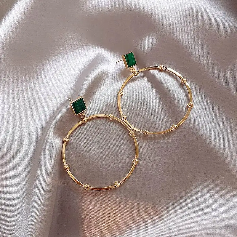 Модные большие круглые серьги для женщин 2020 новые ювелирные изделия оптовая