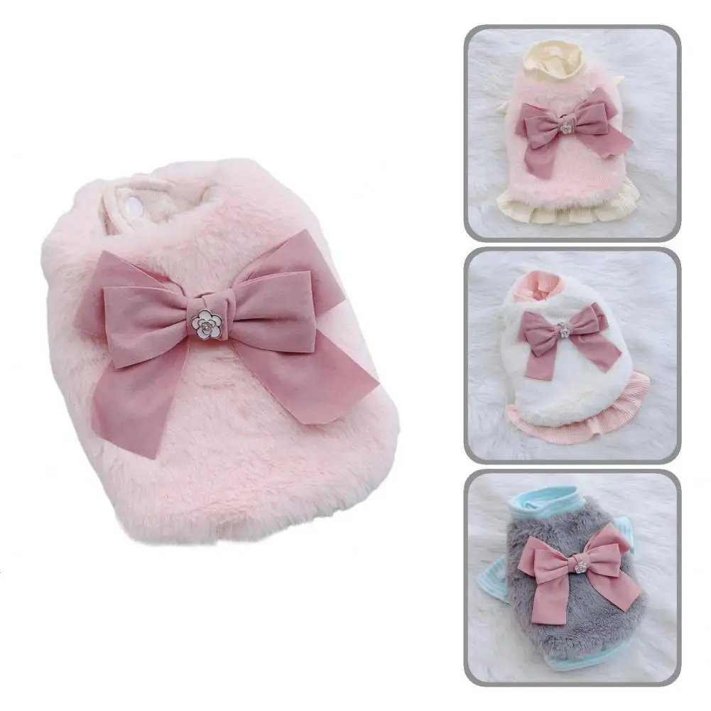 

Cotton Attractive Creative Cold-resistant Pet Apparel Easy to Wear Pet Sweatshirt Casual Pet Supplies