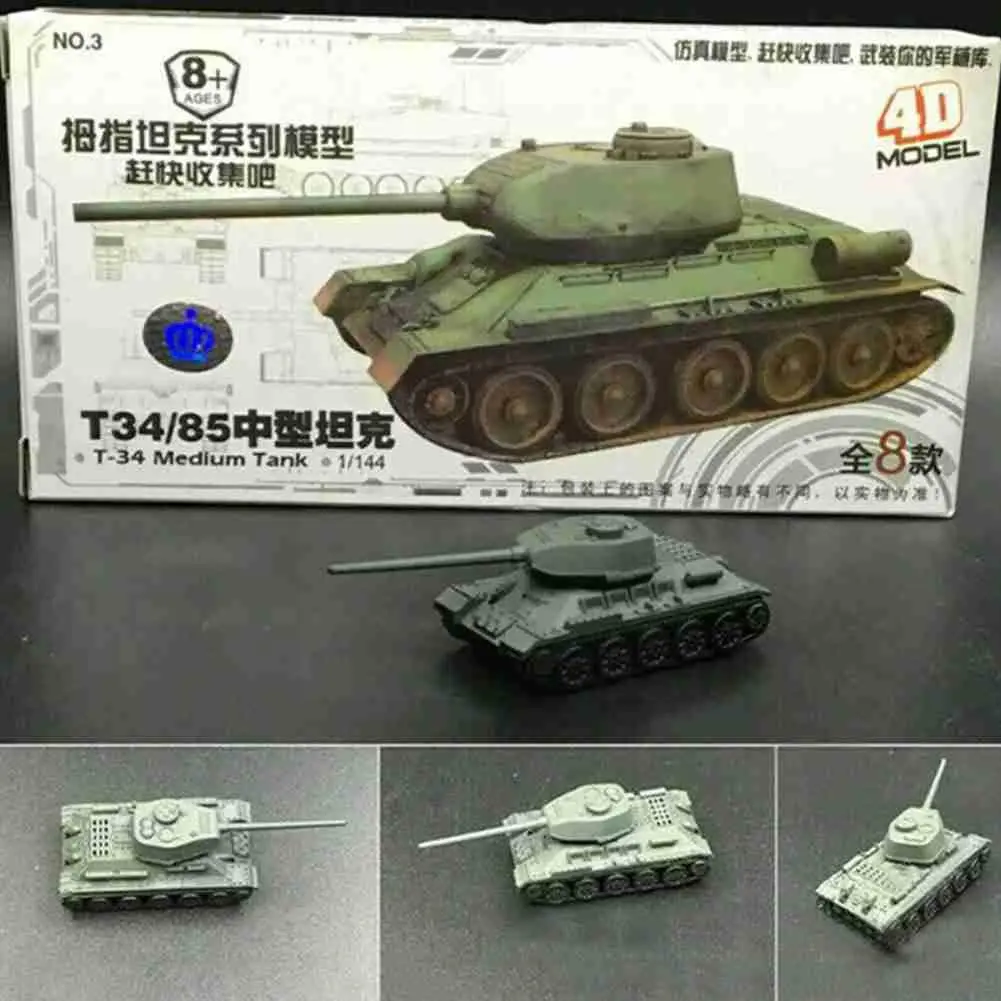 Масштаб 1/144 4d Сборная модель Panzerkampfwagen армейская Amx-30main/85 кирпичей Боевая
