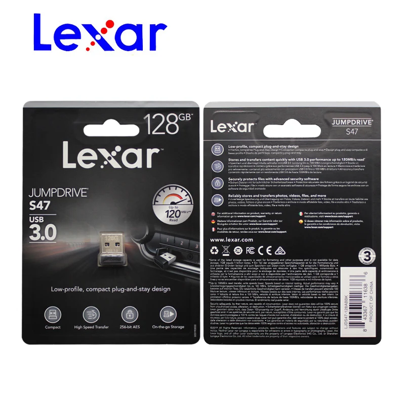 USB-- Lexar S47, 128-32 , USB 3, 1