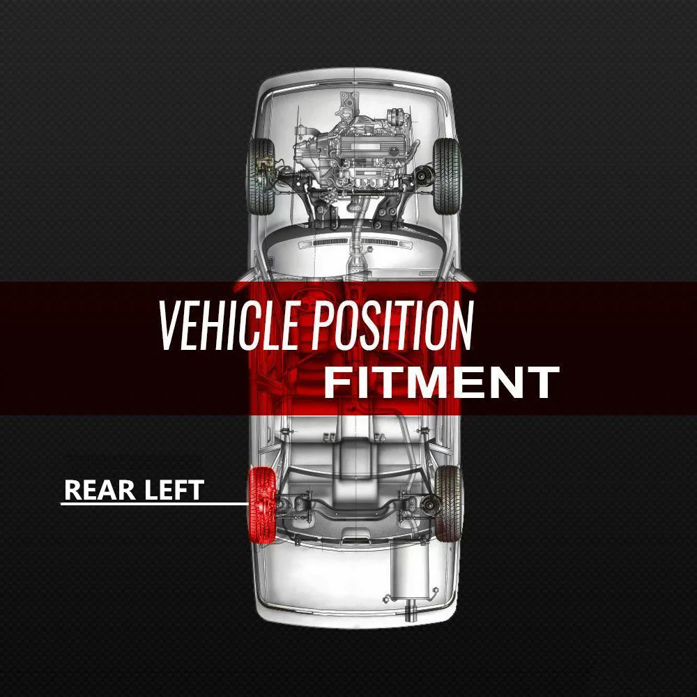 Задняя подвеска левая/правая пневматическая пружина для TOYOTA LAND CRUISER PRADO (_ J12 _) 2 7