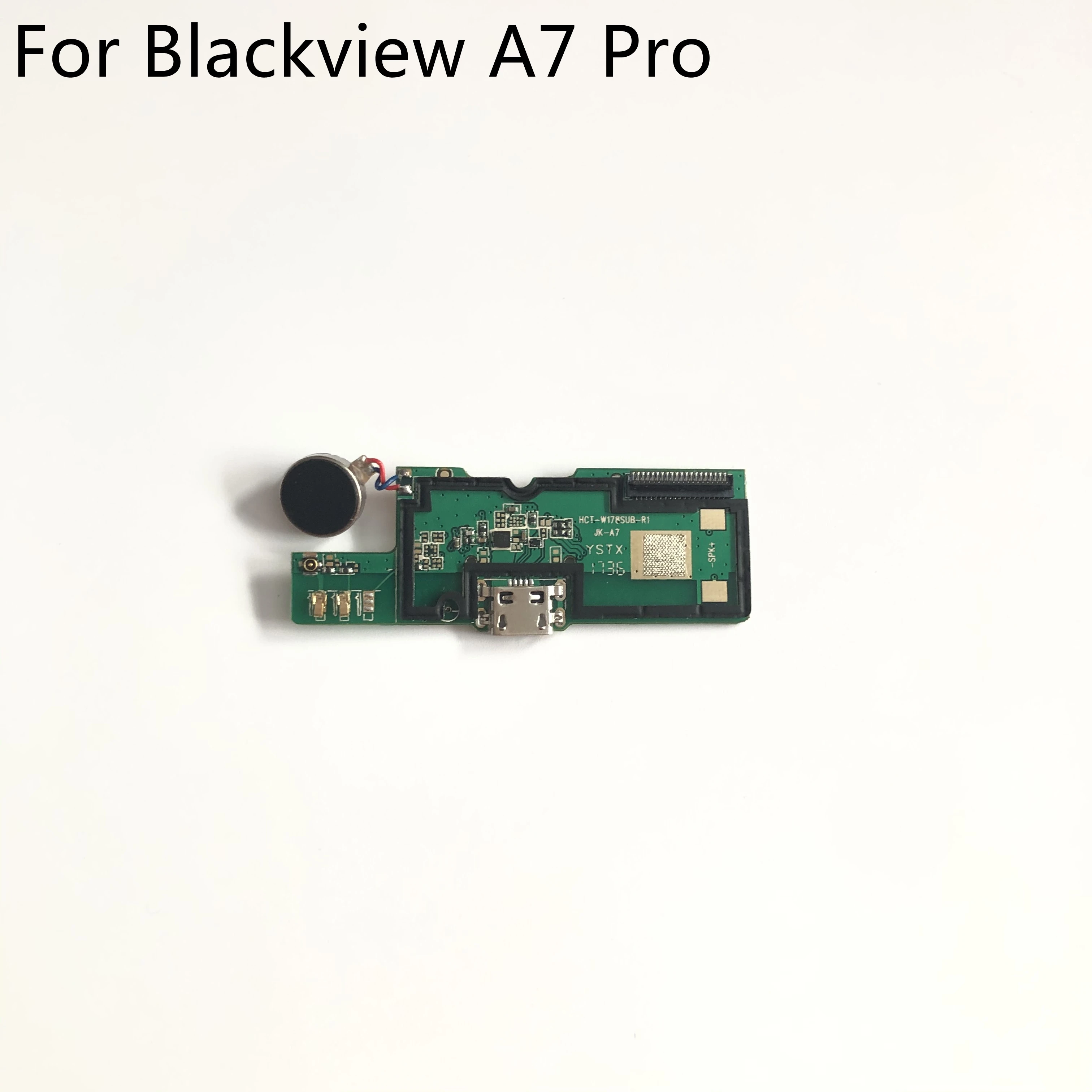 Подержанная зарядная плата с USB-разъемом + вибромотор для Blackview A7 Pro MTK6737 5 0 дюйма