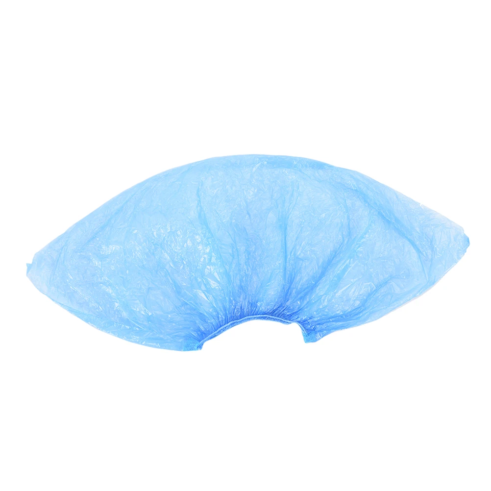 100pcs/lot Disposable Shoe Covers Hospital Overshoes Plastic Rain Waterproof Overshoes Boot Covers Shoe Care Kits Drop Shiping