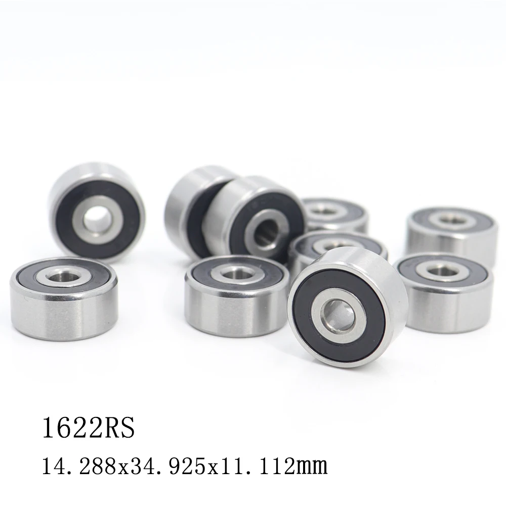 1622 2RS ABEC 1 10PCS 9/16 &quotx1 3/8&quot x7/16 &quotдюймовые шариковые подшипники 1622RS| |