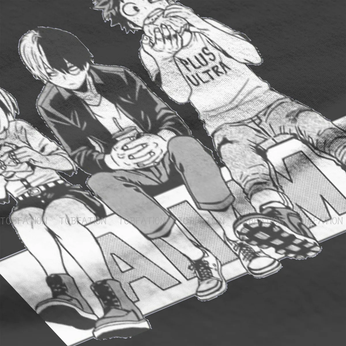 Футболка мужская оверсайз с коротким рукавом мультяшная японская аниме