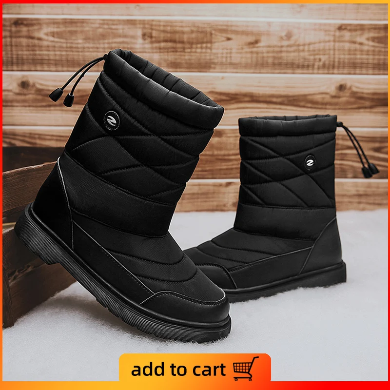 

Женские ботинки, водонепроницаемая зимняя обувь, женские зимние ботинки, сохраняющие тепло ботильоны на платформе, зимние ботинки с толсты...