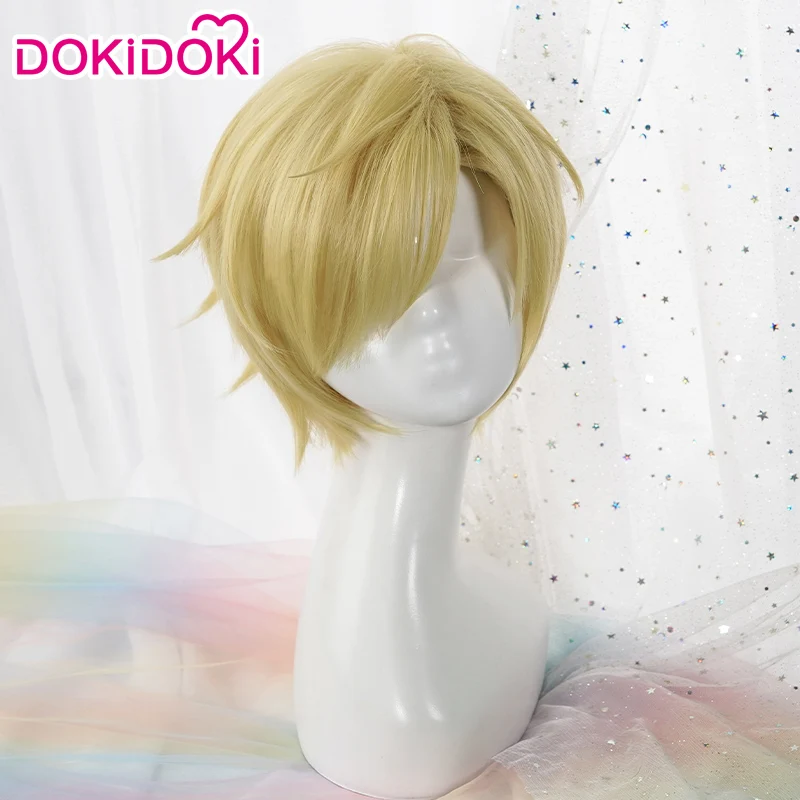 Парики DokiDoki для косплея аниме короткие мужские и женские Искусственные волосы