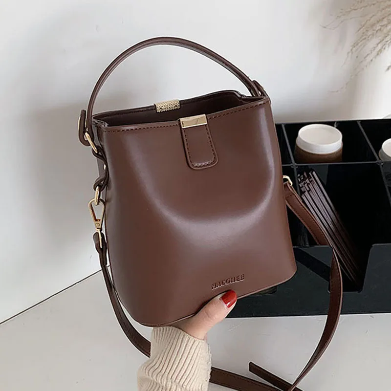 

Solid Color Soft Pu Leather Crossbody Bags for Women 2021 Winter Shoulder Handbags And Purses Fashion Designer Messenger Bag