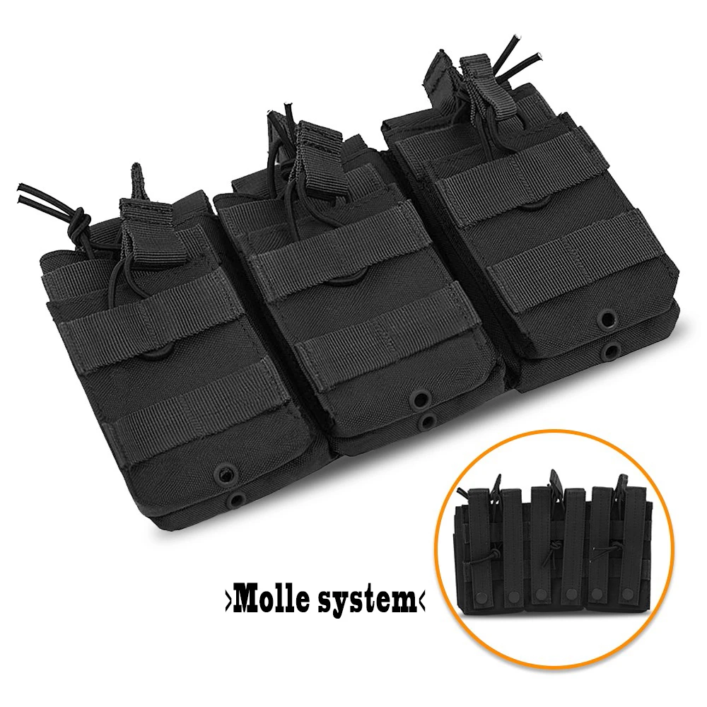 Двухслойный Тактический Подсумок Molle военные патроны Кэрри страйкбол Пейнтбол