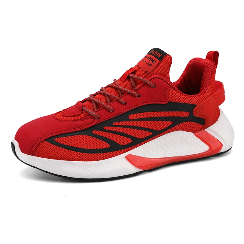 

Men's leather sneakers men 2021 high quality casual platform shoes mesh glow running social shoe male basketball sneakers men