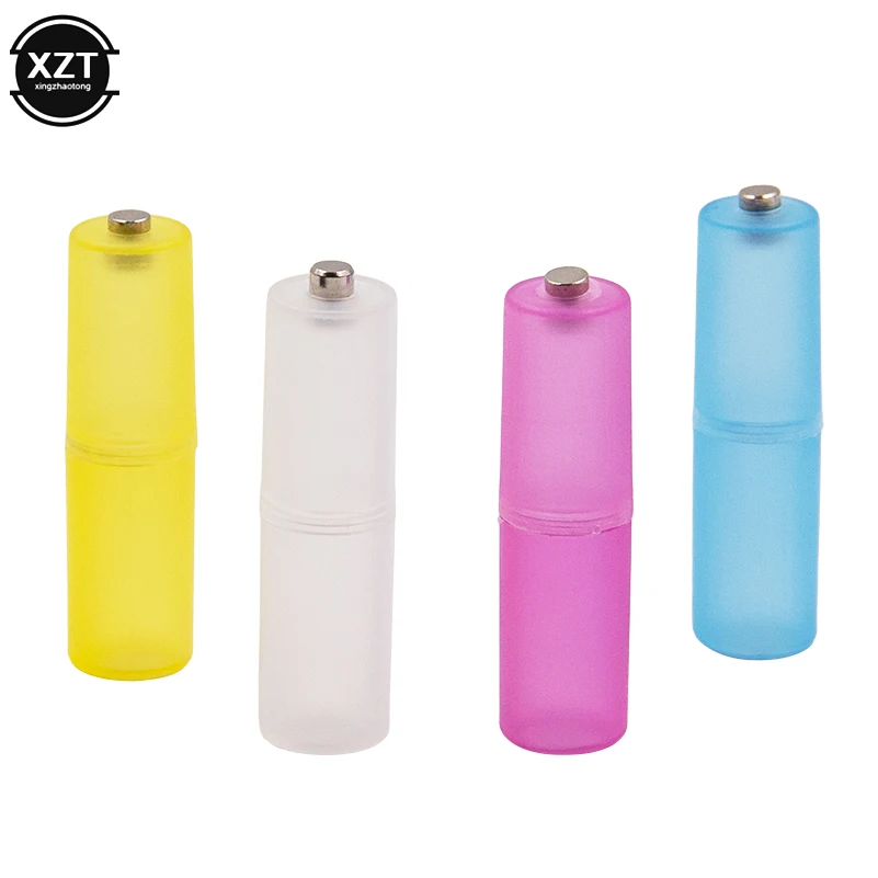 Преобразователь для батарей ААА в АА пластиковый держатель адаптер защита от