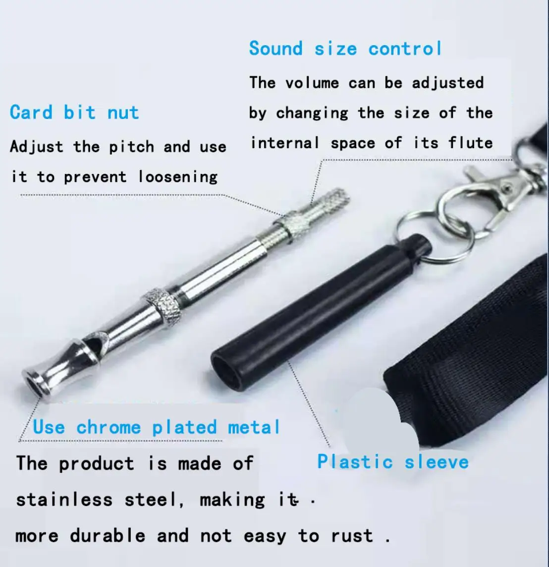 

Dog Whistle Ultrasonic To Stop Barking Deterrent Keychain Necklace Control For Training