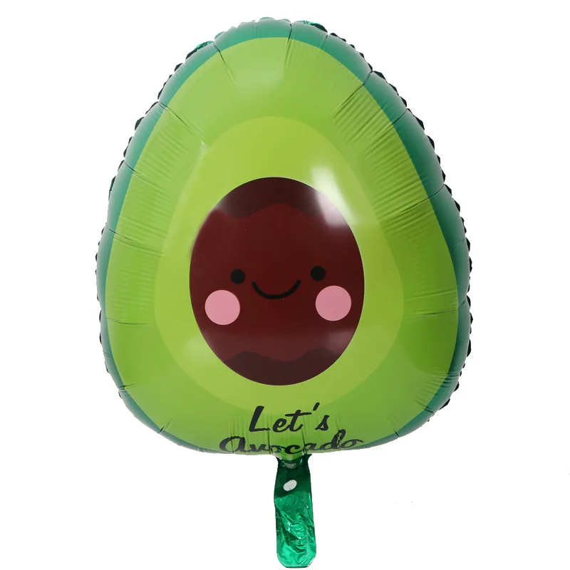 

Avocado Balloon Hotel Mall Carnival Birthday Party Decoration Floating Aluminum Film Balloon Wholesale
