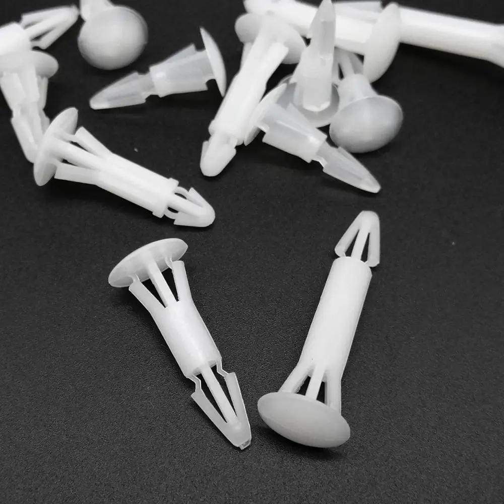 100 шт нейлон Пластик стоек распорку с заклепками винт обратный пуш ап оснастки в