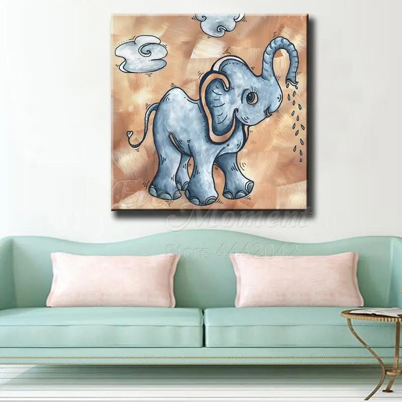 Когда нибудь момент алмазов картина 5D &quotсделай сам&quot с принтом в виде слона для
