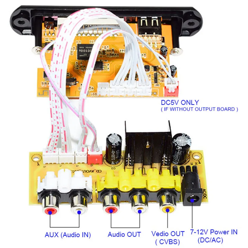 AM05 HD DTS CVBS USB RCA o видео модуль для DIY TV BOX EBook M контроллер плата Bluetooth TF RF Радио MP3 APE