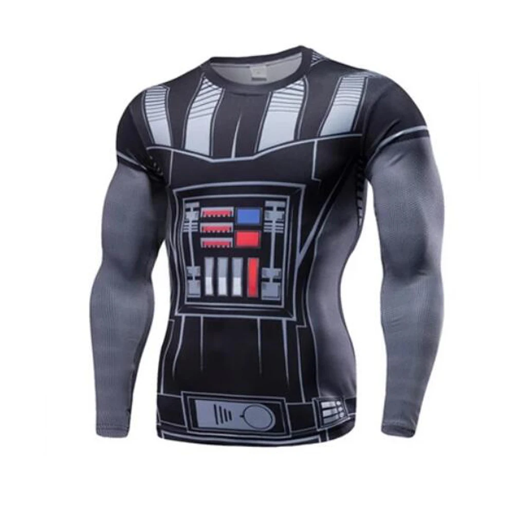 Гоку мультфильм короткий рукав компрессионная футболка Для мужчин s беговая