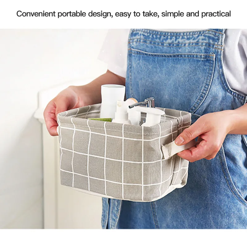 Складная корзина ящик для хранения разные мелочи в шкафу книги органайзер