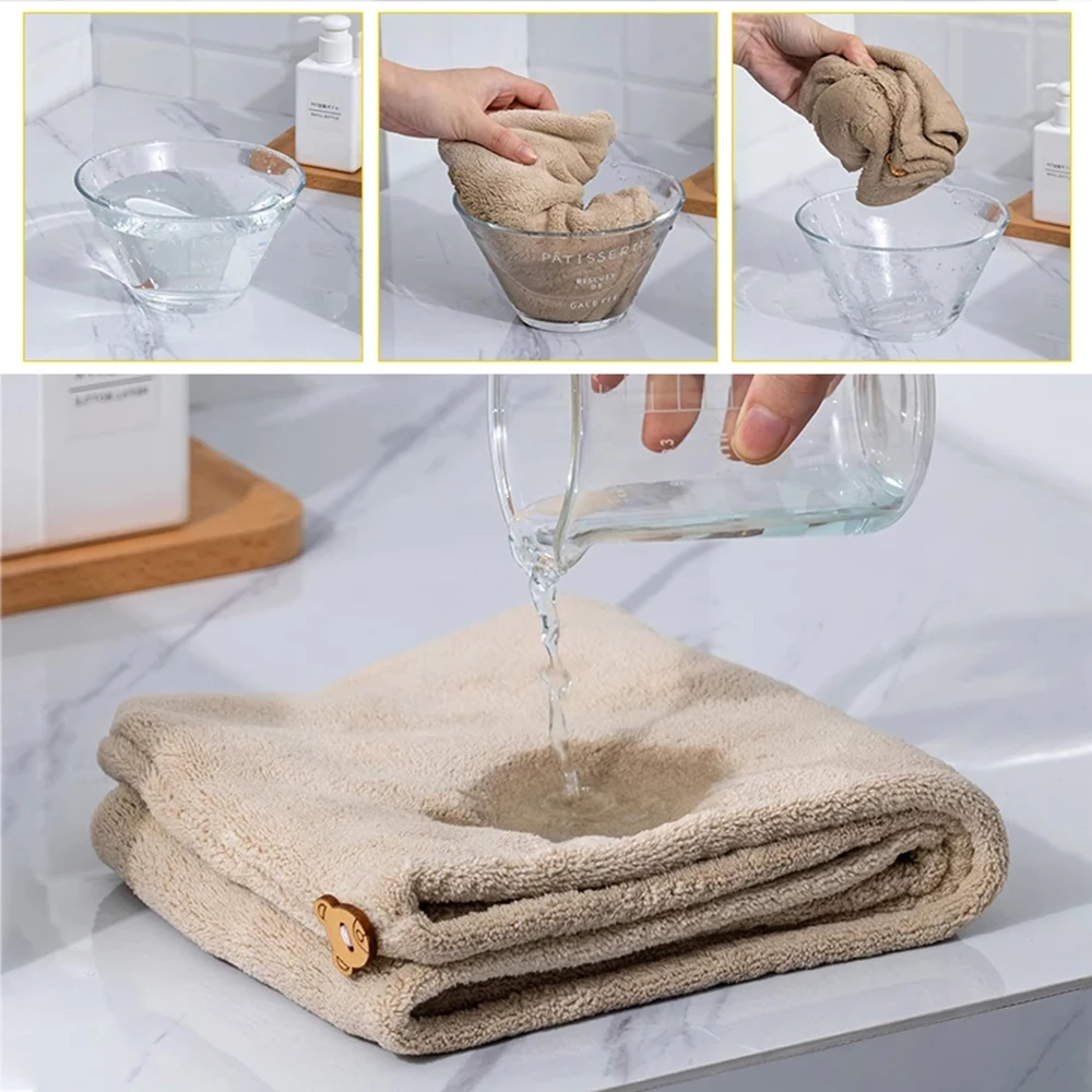 Быстросохнущее полотенце для волос из микрофибры мягкая безвредная кожи шапочка