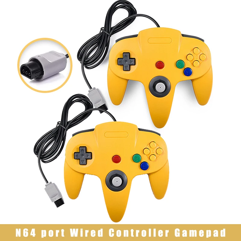 

Gamepad Wired Controller Joystick For Nintend Portable 64 Consoles Accessories Game Joypad Handle For Gamecube N64 PC Controller
