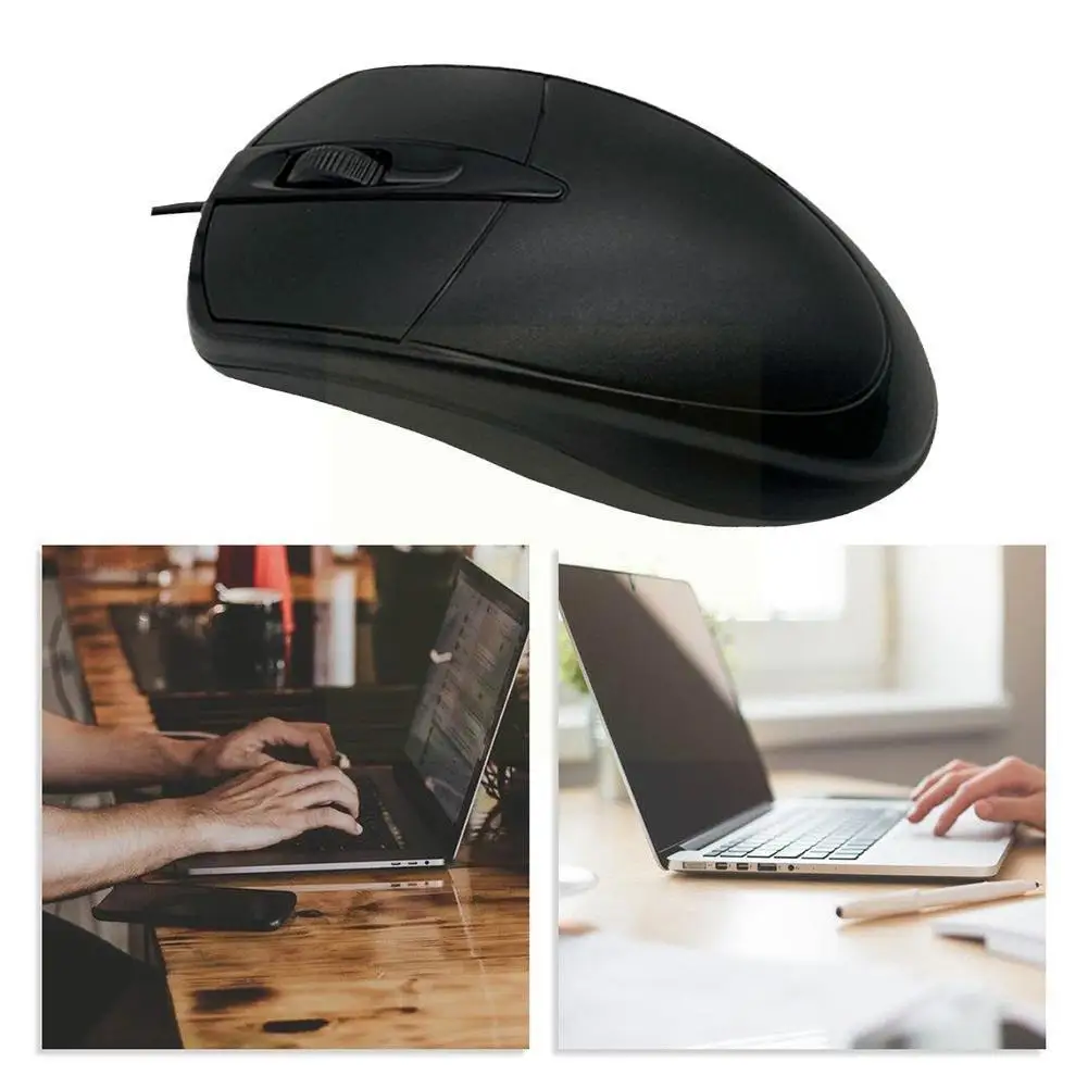 

Mini USB Mute Wired Mouse For Computer Laptops Portable Business Home Office Gaming Mouse USB 1200DPI Optical Mice C4V3