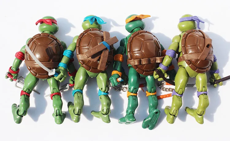 

4pcs/set 2012's Turtle 16cm Model Action Figures Toy Classic Cartoon Model Collection New Year Kid's Gift 137