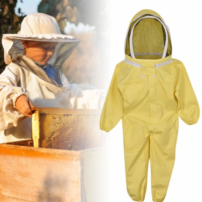 professional child beekeeping suit beekeepers safety protective clothing full body clothes equipment free global shipping