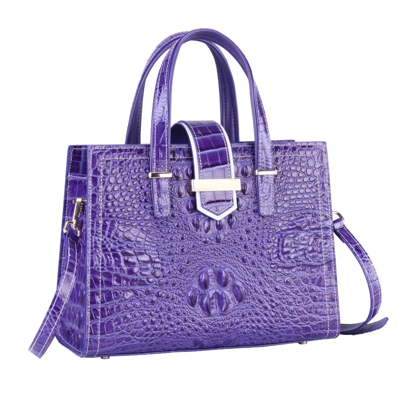 Крокодила женские пакет сумка на одно плечо из натуральной кожи высоком каблуке