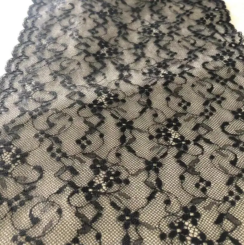 Эластичная кружевная отделка 1 метр для подвязки стрейчевая ткань | Дом и сад