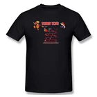 Футболка Donkey Kong мужская с графическим принтом, забавный топ из хлопка, дизайнерская повседневная одежда с коротким рукавом, черная S