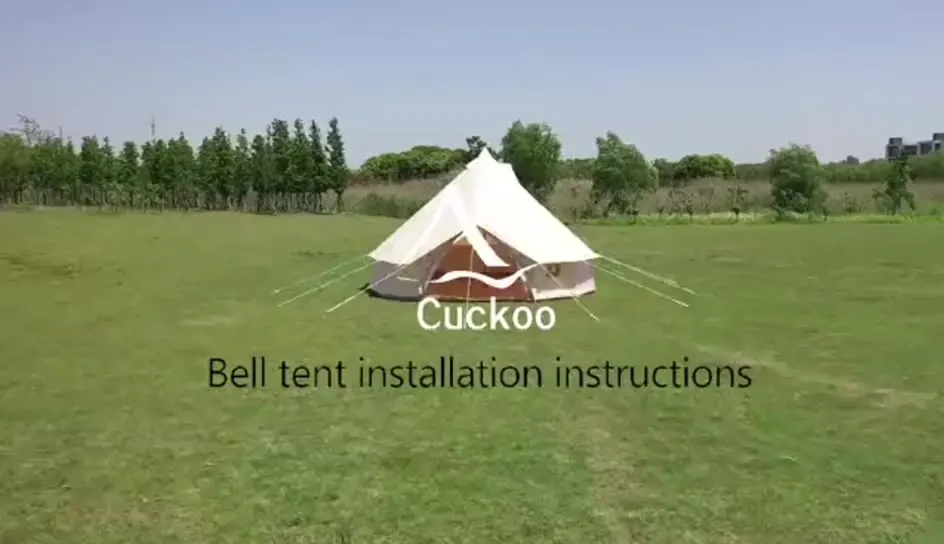 

Luxury Glamping Cotton Canvas Tent Bell tent for Outdoor