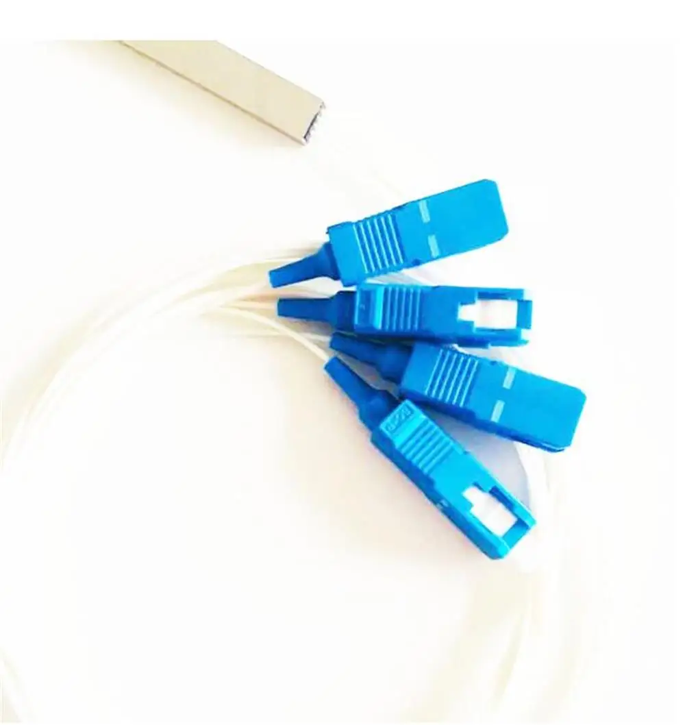 Трубчатый Соединительный Сплиттер Волоконно-оптический ПЛК SC/UPC SC APC Mini 1x4 1m 10